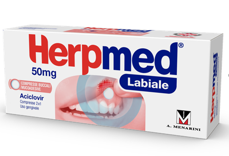 Herpmed Labiale 2 Compresse Buccali Mucoadesive 50mg