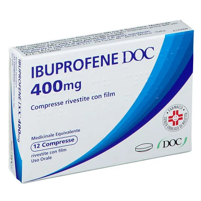 IBUPROFENE DOC 400 MG COMPRESSE RIVESTITE CON FILM