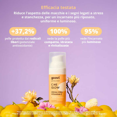 Goovi crema viso vitamina c C Me Glow 50ml