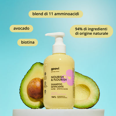 Goovi Nourish & Flourish Shampoo Setificante 250 ml