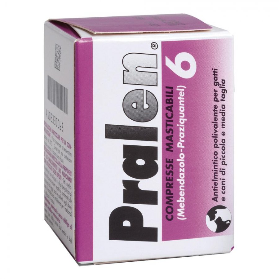 PRALEN 240 MG/20 MG COMPRESSE MASTICABILI PER GATTI E CANI DI PICCOLA E MEDIA TAGLIA