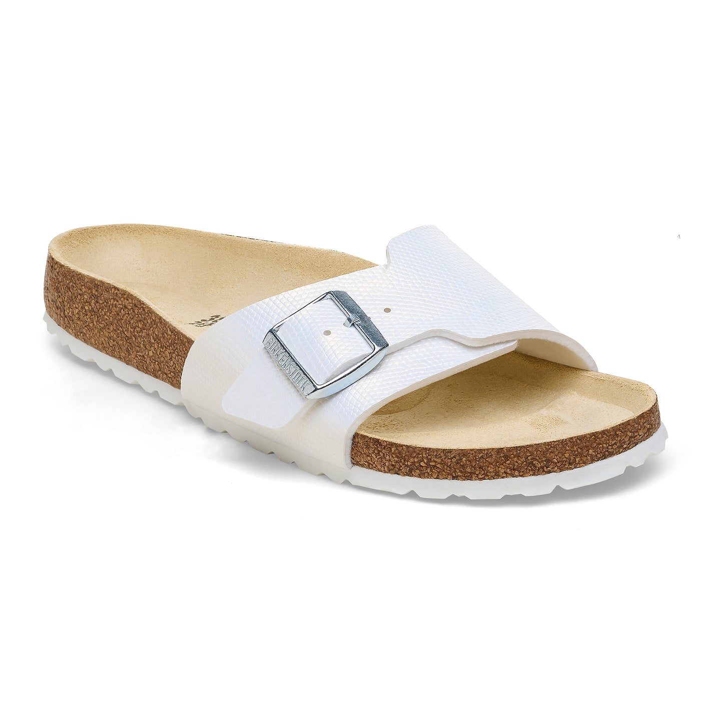 Birkenstock Catalina Shiny Lizard White Birko Flor N. 40