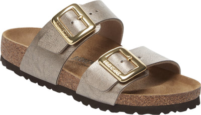Birkenstock Sydney Cushion Buckle Graceful Taupe Birko Flor - N.40 Narrow Fit (Calzata stretta)