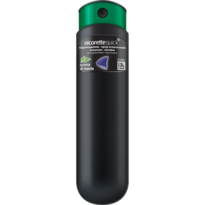 NICORETTEQUICK*1 flaconcino 150 dosi soluzione oromucosale 1 mg/erogazione - Spray per Alleviare Astinenza da Nicotina Menta