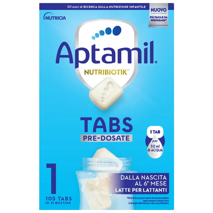Aptamil Nutribiotik 1 Tabs Pre-Dosate Latte Dalla Nascita 21 Tabs - Aptamil Nutribiotik 1 Tabs Pre-Dosate Latte Dalla Nascita 21 Tabs