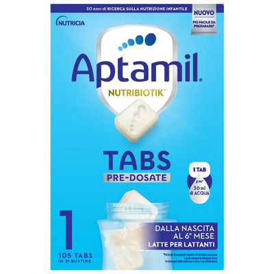 Aptamil Nutribiotik 1 Tabs Pre-Dosate Latte Dalla Nascita 21 Tabs
