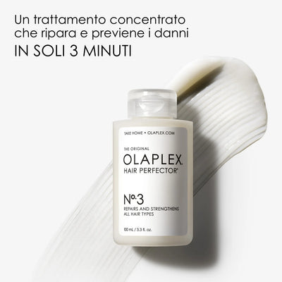 OLAPLEX N. 3 Hair Perfector 100 ml Trattamento Pre Shampoo riparatore e rinforzante dei capelli dall'interno