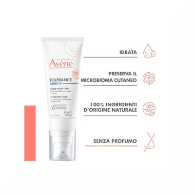 Avene Tolerance Hydra 10 Fluido Idratante 40 Ml