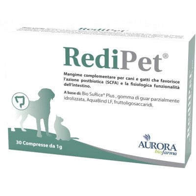 RediPet 30 Compresse Integratore Intestinale - Per Cani e Gatti