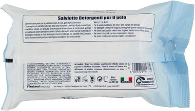 Vitakraft Salviette Detergenti per Il Pelo di Cani Gatti e Roditori - 30 Pezzi