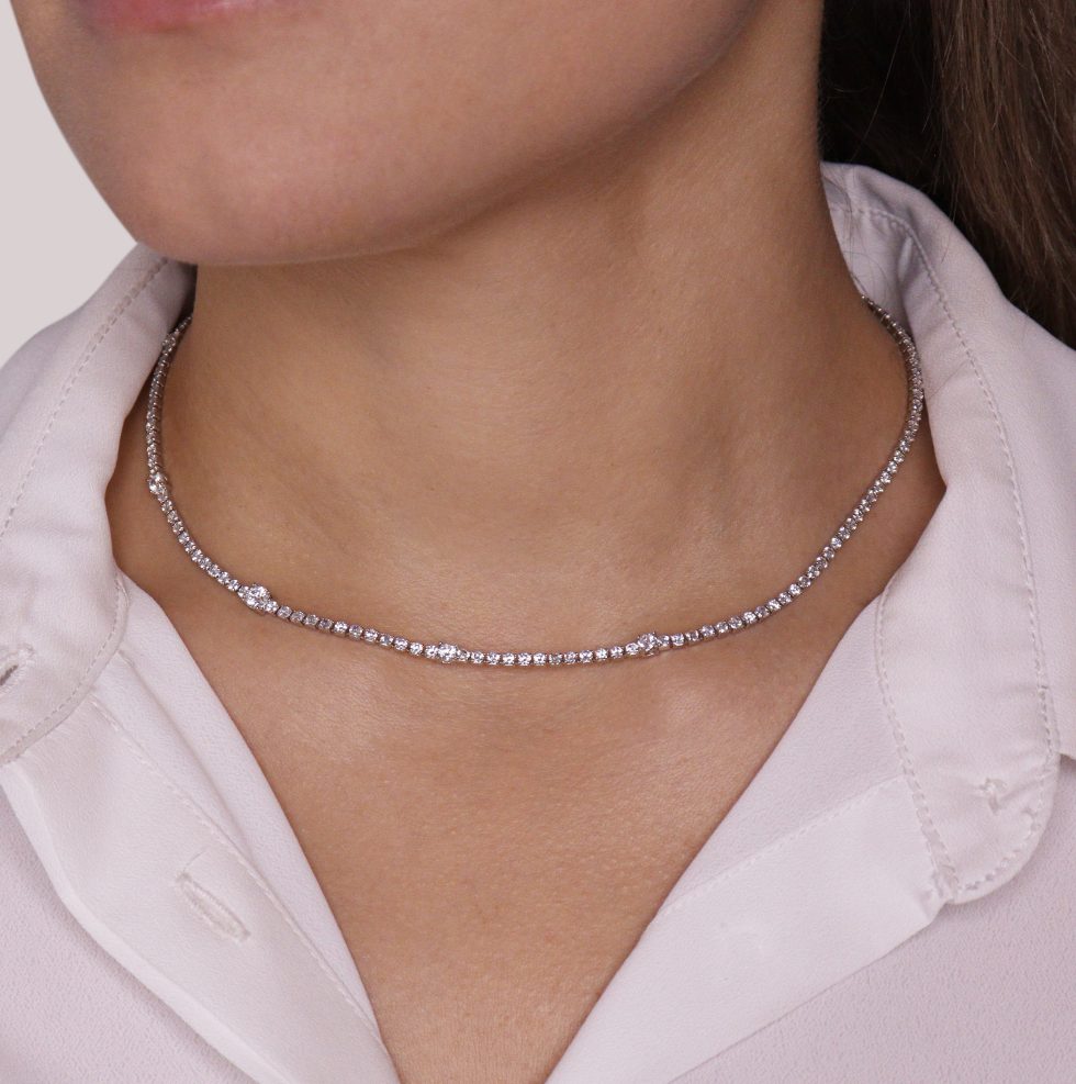 VERAME' Collana Tennis con punti luce Camilla
