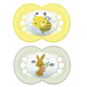 Mam Original N Succhietti Silicone Colore Neutro 2 Pezzi 16Mesi+