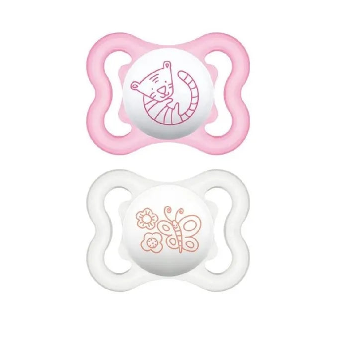 Mam Air Set Succhietti In Caucciù Per Bambina 2-6 mesi Fantasia Assortita