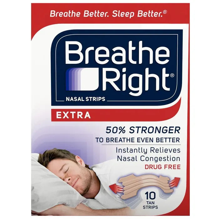 Cerotti Nasali Breathe Right Extra Forte 10 Pezzi
