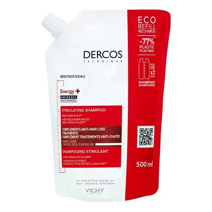 Vichy Dercos Shampoo Energy Eco -Ricarica 500ml