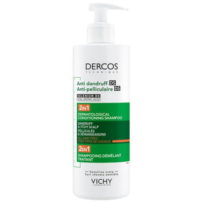 Dercos Technique Anti Dandruff Shampoo 2 in 1 400ml