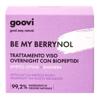 Goovi Be My Berrynol Trattamento Overnight Con Biopeptidi - Vaso da 50 ml