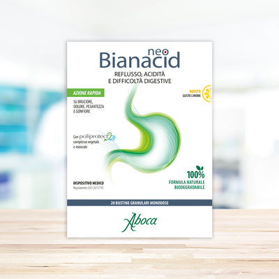 Aboca NeoBianacid Gusto Limone Aboca 20 Bustine
