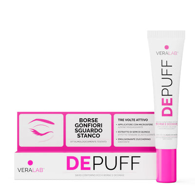 Veralab DEPUFF Siero roll-on contorno occhi borse occhiaie 15ml