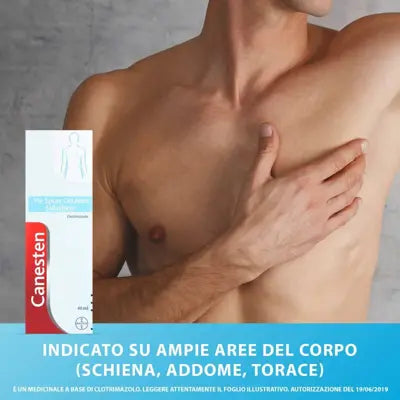 Canesten Spray Cutaneo Contro Funghi E Micosi Con Clotrimazolo 1%, Antimicotico e Antifungino Flacone 40 ml