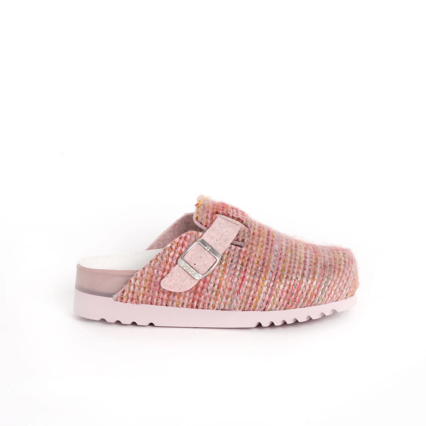 Poppy Knitted Textile Ciabatta Woman Pink/Multi 40