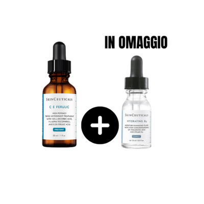 Skinceuticals C E Ferulic Siero Viso Antiossidante con Vitamina C ed E in Forma Pura 30ml + OMAGGIO SIERO HYDRATING B5 15ml