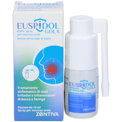 EUSPIDOL GOLA*spray mucosa orale 15 ml 0,16%