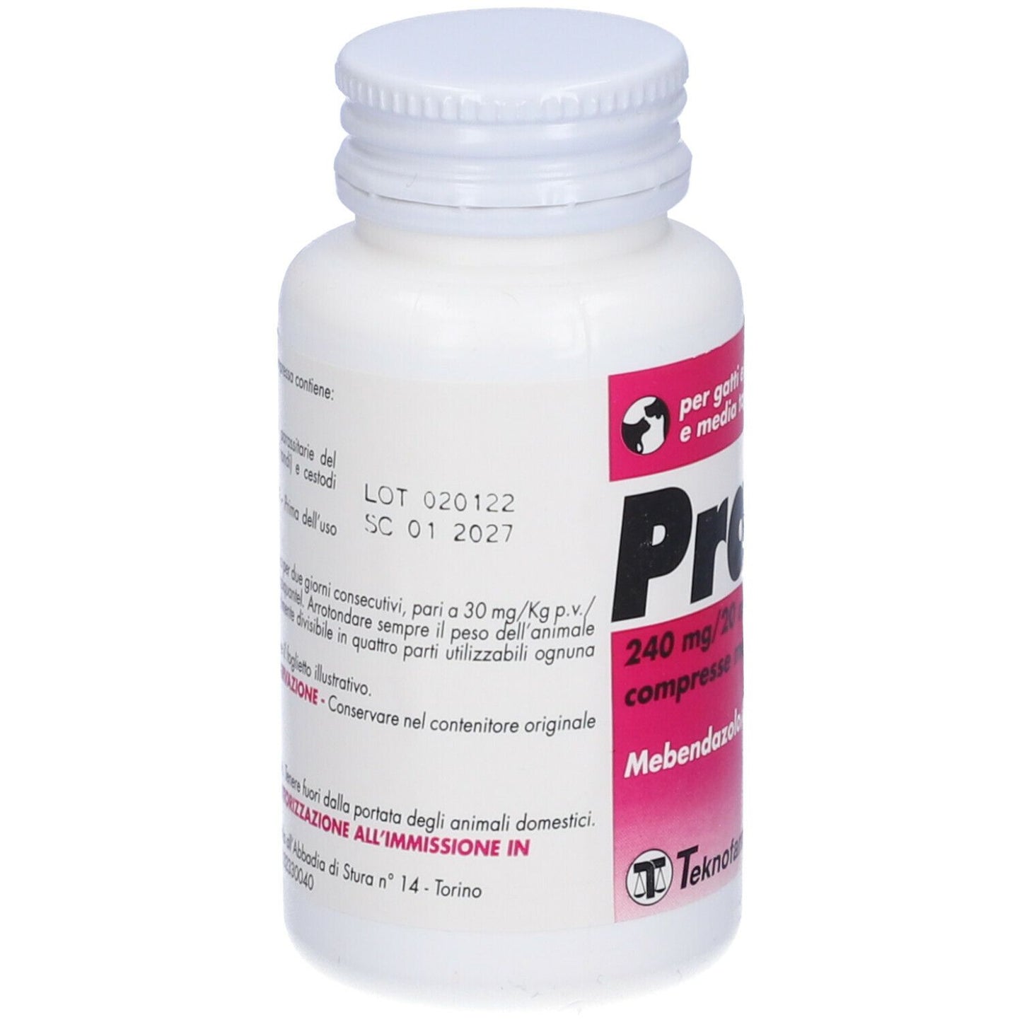 Pralen 240 Mg + 20 Mg Compresse Masticabili Per Gatti E Cani Di Piccola E Media Taglia