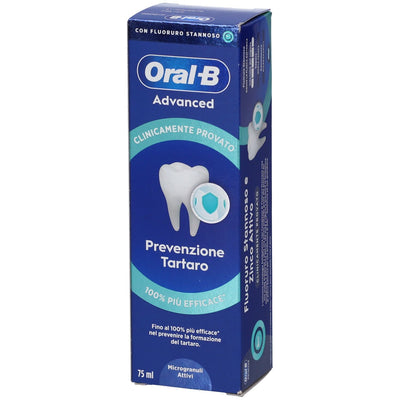Oral-B Dentifricio Advanced Prevenzione Tartaro con Microgranuli 75 ml
