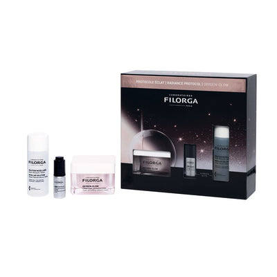 FILORGA XMAS Cofanetto OXYGEN GLOW 2025 1 OXYGEN GLOW CREMA 50ML + 1 NCEF REVITALIZE SERUM 5 ML + 1 SOLUZIONE MICELLARE 50 ML
