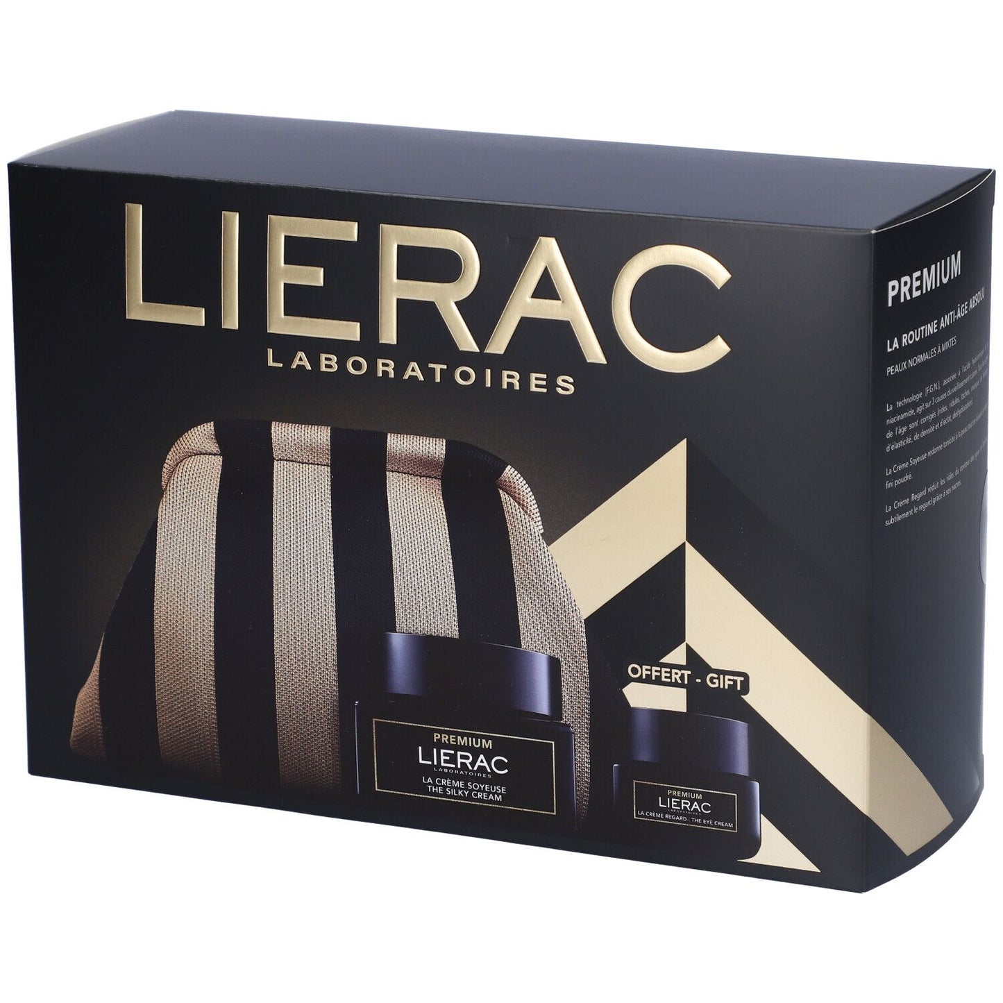 Lierac Set Natale Premium Soyeuse 50ml + Crema Occhi 20ml