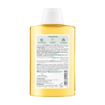 KLORANE Shampoo alla Camomilla 200ml - Illuminante Capelli Biondi