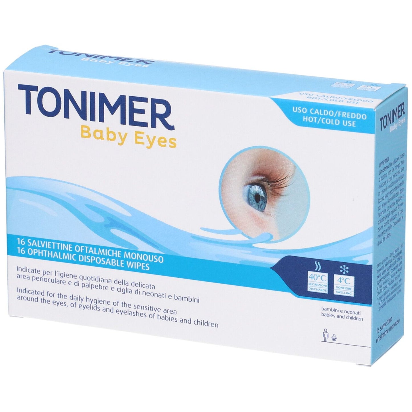Tonimer Eyes Baby Salviettine Oftalmiche 16 pz