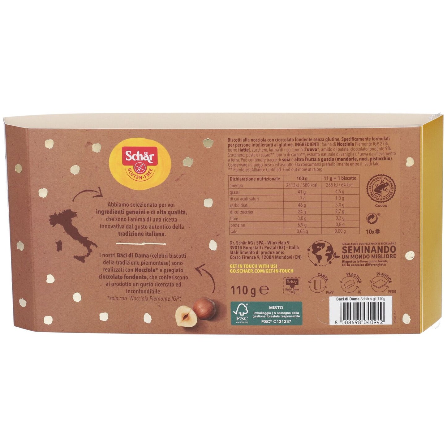 Schar Baci Di Dama 100 g
