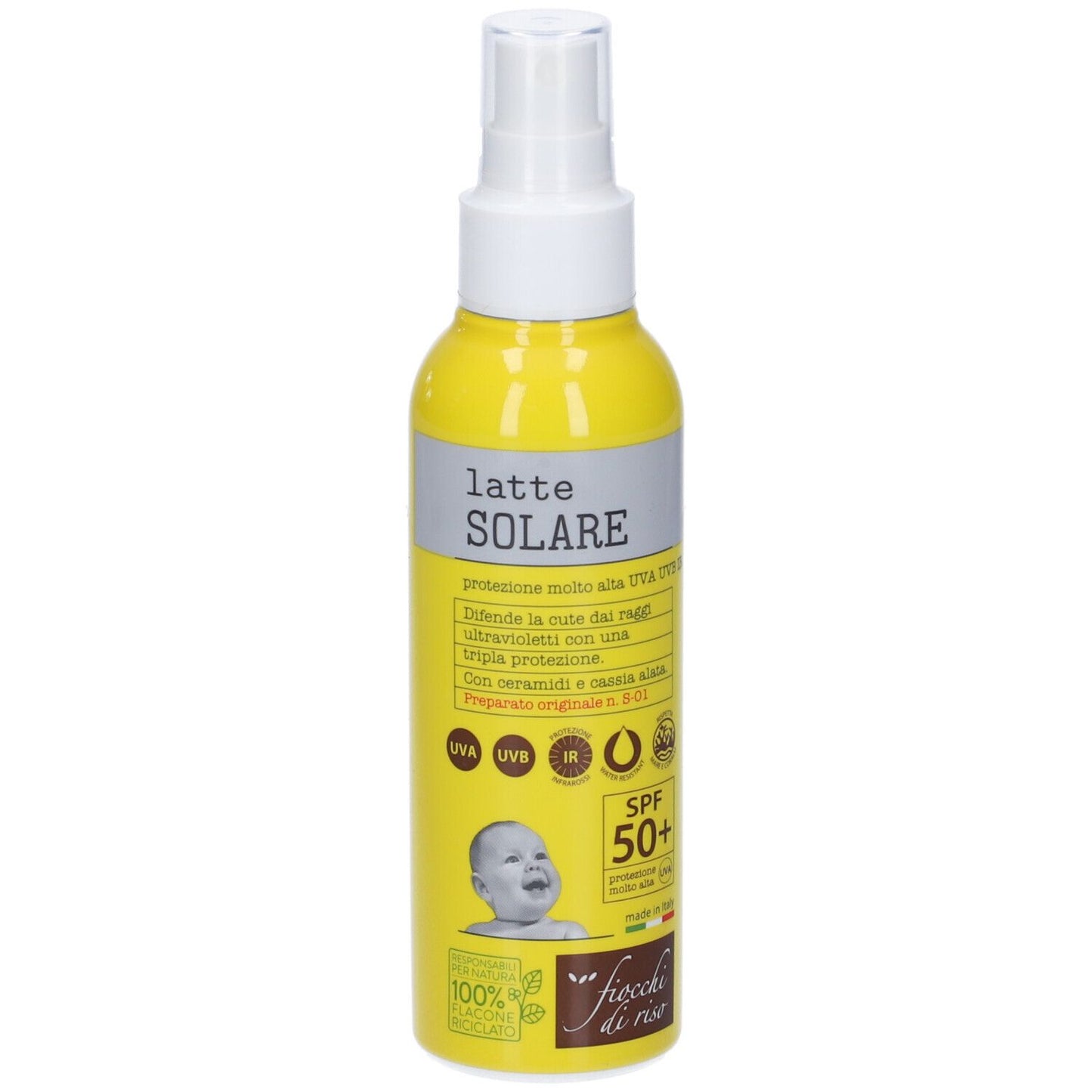 Fiocchi Di Riso Latte Solare Bimbi 50+ Spray 140ml