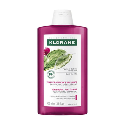 KLORANE Shampoo Idratante e Illuminante al Fico d’India 400 ml - Per Capelli Disidratati