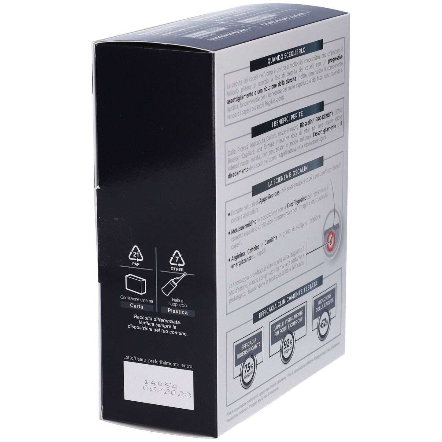 Bioscalin Pro-Density Uomo Booster Capillare 2 Mesi Trattamento 16 fiale