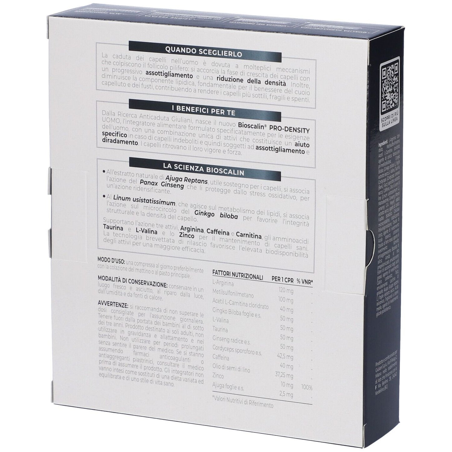 Bioscalin Pro Density Compresse 3 Mesi Trattamento 90 compresse