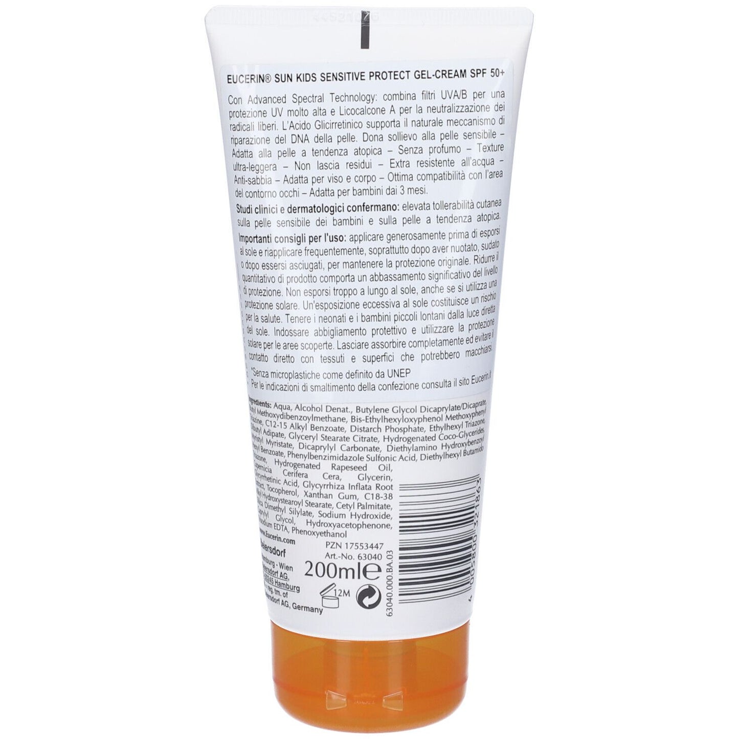 Eucerin Kids Sun Lotion Sensitive Protect SPF50+ 200ml