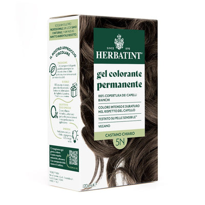 Herbatint Gel Colorante Permanente 5N Castano Chiaro 170 ml