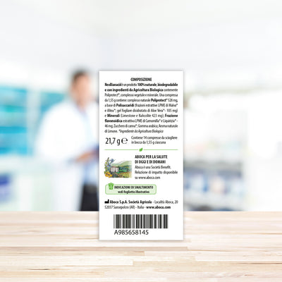 Aboca NEOBIANACID 14 compresse gusto limone Masticabili