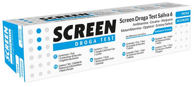 SCREEN DROGA TEST SALIVA 6 DROGHE