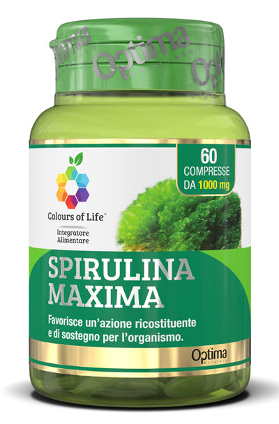COLOURS OF LIFE SPIRULINA MAXIMA 60 COMPRESSE 1000 MG