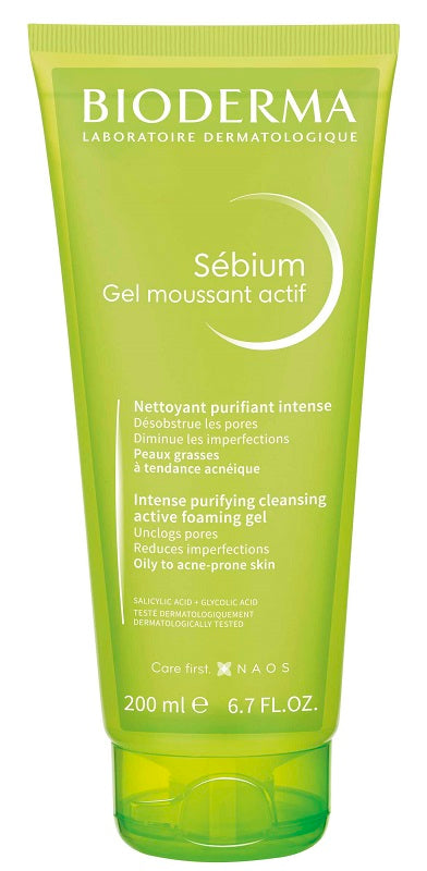 Bioderma Sébium Gel Moussant Actif 200ml