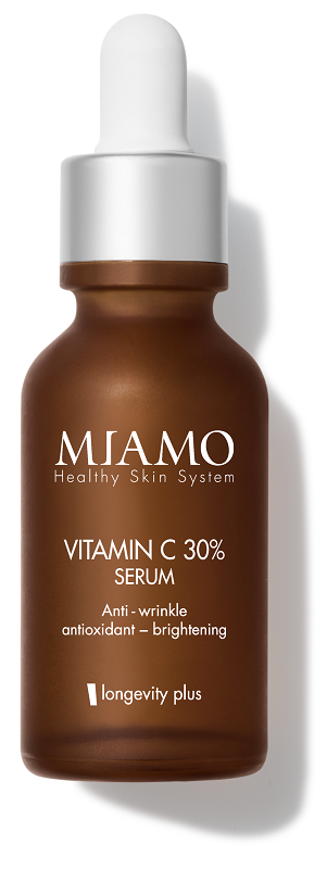 Miamo Longevity Plus Vitamin C 30% Siero Antiossidante 30 ml sistema pelle sana anti wrinkle, brightening Longevity Plus