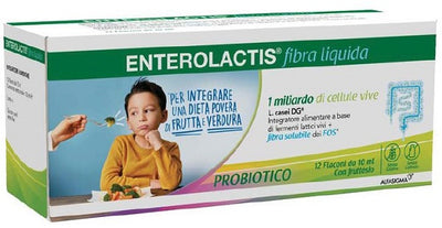 ENTEROLACTIS FIBRA LIQUIDA 12 FLACONCINI DA 10 ML