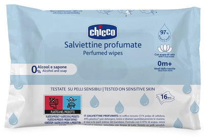 CHICCO SALVIETTE POCKET 16 PEZZI