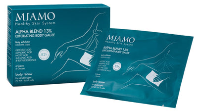 Miamo Alpha Blend 13% Exfoliating Body Garze Esfoliante 6 pezzi