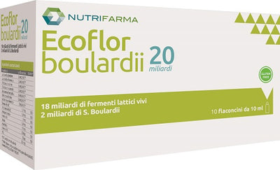 ECOFLOR BOULARDII 20 MILIARDI 10 FLACONCINI DA 10 ML