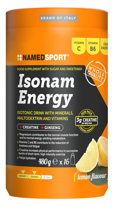 ISONAM ENERGY LEMON FLAVOUR 480 G